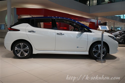 画像大量 新型リーフのブリリアントホワイトパール オーロラフレアブルーパールの2トーンカラー